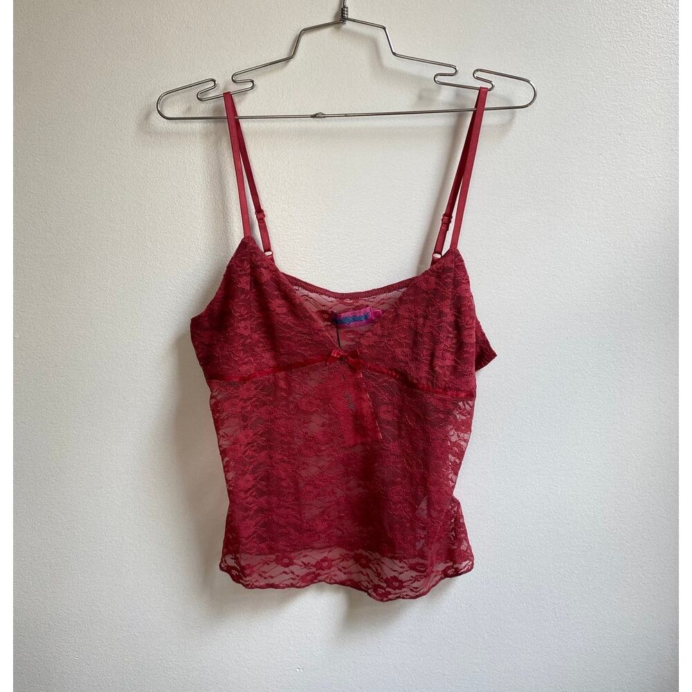 Edikted Eira Sheer Lace Tank Top NWT